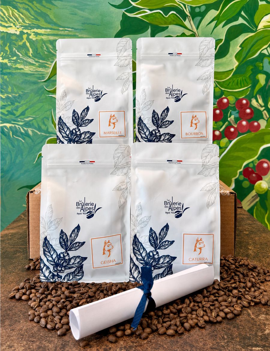 Coffret de 4 cafés d'exception du Pérou
